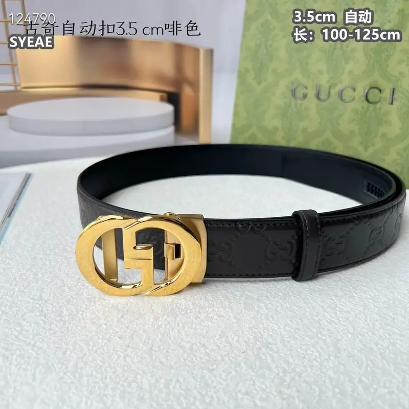 Gucci belt 35mmX100-125cm 8L18
